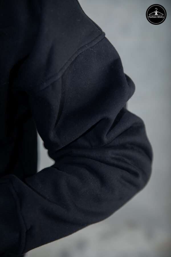 Focus Hoodie Oversize Unisex (Black) - Image 3